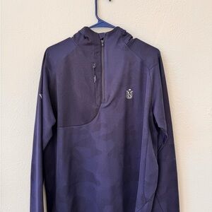 NLU Navy Camo Quarter-Zip Hoodie